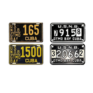 Placa de Matrícula Personalizada de Sublimación Directa de Fábrica, Placa de Matrícula con Número de Señalización de <span class=keywords><strong>Cuba</strong></span> - Product Image 2