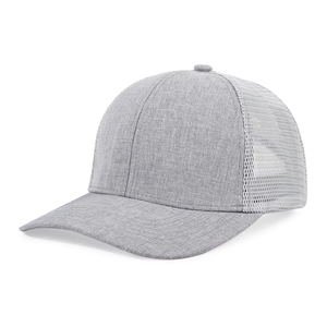 Nueva <span class=keywords><strong>gorra</strong></span> de béisbol de comercio exterior para hombres y mujeres para camionero, malla a juego de colores, Color sólido ligeramente curvado para sombrero de verano - Product Image 2