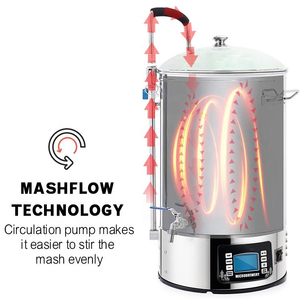 Système de brassage à domicile tout-en-un avec manchons en néoprène 30L/40L/60L <span class=keywords><strong>Kit</strong></span> de fermentation automatique pour l'ébullition du moût pour la fabrication de bière artisanale - Product Image 4
