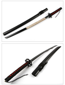 制造商漂白死亡角色扮演收藏动漫表演道具木剑玩具剑武士刀 - Product Image 6