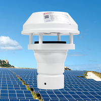 Capteur de vitesse et de direction du vent à ultrasons RK120-09, 0,12 W, ultra faible consommation, 0-70 m/s, IP65, pour station météo alimentée par batterie solaire
