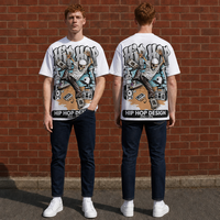 T-shirt pour homme personnalisé, best-seller, directement de l'usine, noir, blanc, gris, coton doux de haute qualité, impression d'image personnalisée, créez votre propre image
