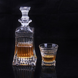 China Wholesale Royal bar Luxury Packing glassware <strong>Wine</strong> <strong>Decanter</strong> With 6 Rock Glass <strong>Wine</strong> Cups Whisky <strong>Decanter</strong> Tumblers <strong>Set</strong> - Product Image 4