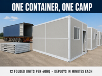 Maison modulaire pliable sur mesure OEM ODM pour clinique, salle de classe, hôpital de campagne – Maison préfabriquée pliable en X