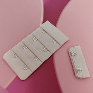 Bra <b>Hook</b> and Eye Tape Buckle Bra Strap Connector <b>Clip</b> Lingerie Hardwares Adjuster Buckle Underwear Accessories Skin Color 4 Rows - Product Image 3