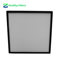 Filter Udara HEPA Lipat Kustom H13 H14 Efisiensi Tinggi OEM untuk Laminar Flow Hood Laboratorium Cleanroom