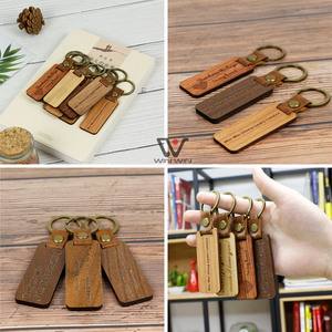 LLavero de Metal y madera de lujo, llavero personalizado de cuero, llavero de coche para regalo del <span class=keywords><strong>Padre</strong></span> - Product Image 1