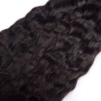 KAMA Cheveux Humains Vierges 100% en Vrac pour Tresses au Crochet Bohèmes 100g Extensions de Cheveux Naturels Non Traités pour Tressage