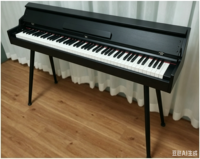 B105 Upright Desk Piano With Metal Single Pedal Multifunction Buttons 12V Power Built-in Stereo Speaker