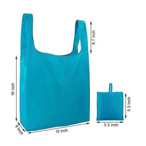 Extra Large Capacity Eco-Friendly Grocery Bags Washable Foldable Polyester Shopping Bag - Product Image 2