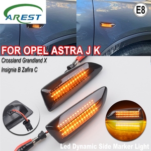 Aggiornamento a Led indicatore laterale dinamico indicatore di direzione luce sequenziale lampeggiatore per <span class=keywords><strong>Opel</strong></span> Astra J Astra J K Zafira C Insignia B <span class=keywords><strong>Grandland</strong></span> - Product Image 6