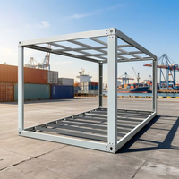 Estructura de Acero Prefabricada de Ensamblaje Rápido, Sistema de Marco Modular para Viviendas, Marco de Contenedor para Construcción de Viviendas Temporales