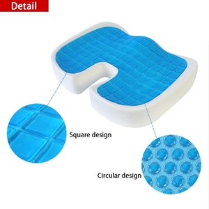 WJ-1113 <span class=keywords><strong>Coussin</strong></span> de siège en gel élastique pour voiture en gros, <span class=keywords><strong>coussin</strong></span> de siège en mousse à mémoire de forme rafraîchissant en <span class=keywords><strong>nid</strong></span> <span class=keywords><strong>d</strong></span>'<span class=keywords><strong>abeille</strong></span> en forme de U, <span class=keywords><strong>coussin</strong></span> cervical en gel - Product Image 6