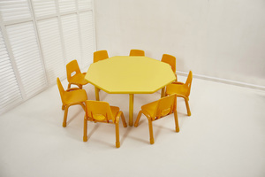 Nouvelle Offre : Mobilier de Maternelle – Table et Chaise d'Étude en Plastique Colorées pour Enfants – Bureaux et Chaises Scolaires - Product Image 4