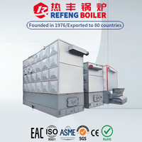 Boiler Minyak Panas YGW-2400Kw/h dengan Rak Tungku Tetap, Pemanas Minyak Panas Berbahan Bakar Batubara Biomassa untuk Pengolahan Kayu Lapis, Bitumen, dan Karet