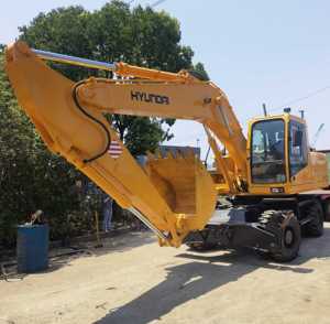 Hyundai 210W-7 pelle sur pneus pelle d'occasion 210W-7 hyundai pelle d'occasion - Product Image 5