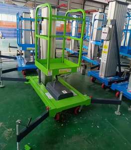 Elevador de aleación de aluminio de un solo mástil con una altura de trabajo de 4-26m 6M 7m 8M 9m 10m 11M 12m - Product Image 5