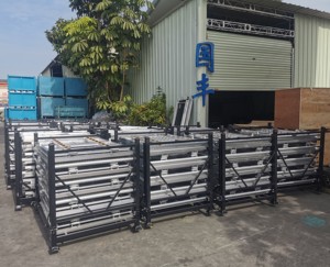 Carrello in Lega di Alluminio per Trasporto Comodo e Portatile di Strutture Espositive - Product Image 4