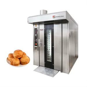 Industrial Automatic Pita Bread Making Baking Oven Machine Bread 64 Trays Rotary Oven for Bread