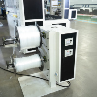 Machine de soufflage de film coextrudé ABC à trois couches, équipement automatique de soufflage de film plastique à double enroulement pour la production de film LDPE