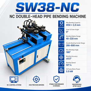 Marine Hydraulic Pipe Bending Machine Double Head Tube Bender for Shipbuilding Steel Pipe Copper Tube - Product Image 2