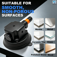 Support à ventouse de 3,5 pouces en alliage d'aluminium avec option pompe manuelle pour caméra de voiture, surfaces lisses, couleur Pantone personnalisée, 20-25 kg