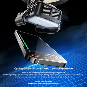 2025 mới đi xe đạp điện thoại làm mát khung cung cấp làm mát mạnh mẽ hoạt động yên tĩnh chống rung chức năng 360 ° xoay - Product Image 3