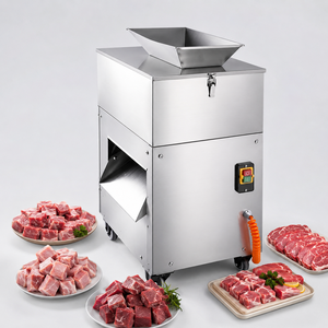 Machine à trancher la viande électrique commerciale, coupe-viande frais pour bœuf, porc, agneau, <span class=keywords><strong>poulet</strong></span> avec garantie d'un an - Product Image 1