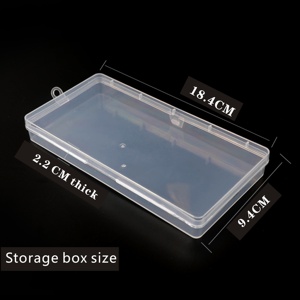 2026 100pcs tiền giấy Túi bảo vệ với hộp nhựa tiền giấy chủ tiền tem lưu trữ bagsmoney tiền giấy với hộp - Product Image 3