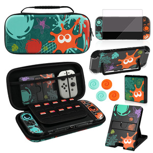 Estuche Protector Rígido con Diseño de <span class=keywords><strong>Splatoon</strong></span>, Soporte para Jugar, Caja para Tarjetas de Juego, Protector de Pantalla para Consola Nintendo Switch <span class=keywords><strong>2</strong></span> NS2 - Product Image 1
