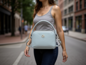 Borsa a Tracolla da Donna in Microfibra Sintetica con Chiusura a Cerniera e Cinghia Singola, Stile per Tutte le Stagioni - Product Image 2