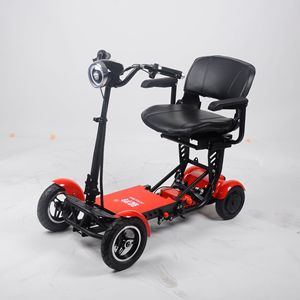 4 Wheel Adult Four-wheel Electric Scooter Lithium Battery Foldable Design 250W Motor 150kg Load Capacity <b>Remote</b> <b>Control</b> Dual - Product Image 2