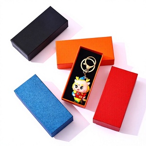 Cajas Rígidas Rectangulares de Lujo para Llaveros, Caja de Regalo Reutilizable de Cartón para Llaves de Coche, Pedido Mínimo 50 Unidades - Product Image 4