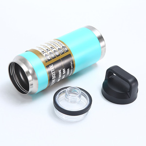 Customize Logo Wide Mouth <b>Thermal</b> <b>Cups</b> Stainless Steel Water Bottle With Lid Handle - Product Image 4