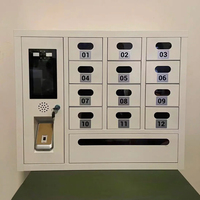 Station de recharge pour téléphone portable, casier d'usine, vente bon marché, école, porte automatique RFID avec minuterie, casier de recharge pour tablette et téléphone portable