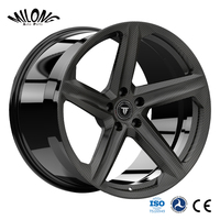 Jantes forgées 5x120 5 branches en fibre de carbone pour Chevrolet Corvette C8 Z06 2024 Camaro 2SS C6 C7 pour Ford Mustang GT S550