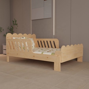 <span class=keywords><strong>Culla</strong></span> in Legno Massello Scandinavo con Sponde di Sicurezza e Cassetto Portaoggetti, Convertibile in Letto per Bambini - Product Image 5