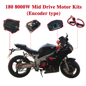 Moteur QS MOTOR QS180 90H 8000W 72V 130KPH Moteur à entraînement central PMSM - Product Image 6