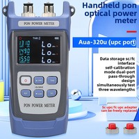 Testeur de puissance optique portable Aua-320U/320A, testeur de fibre optique, détection de réseau PON, terminal UPC/APC, garantie 1 an
