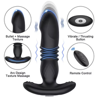Vibrateur anal télescopique à télécommande de haute qualité, stimulateur de prostate, massage vibrant, Dlido, vibrateur anal masculin