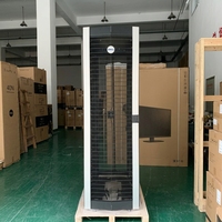 Baie de serveur modulaire 19 pouces 42U avec construction en acier SPCC et confinement de couloir froid pour centre de données