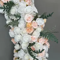 Roze Real Touch Kunstbloemen Kunstbloemenboog voor Bruiloftdecoratie