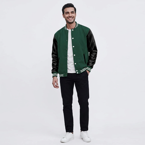 Chaquetas Varsity Letterman Bordadas con Parches de Béisbol 2026 al por Mayor para Hombre, Chaquetas Letterman Personalizadas - Product Image 1