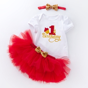 Nuevo Conjunto de Primer Cumpleaños para Bebé, Vestido de Princesa con Encaje y Tutú para Niñas, Ropa para Bebés, Vestido de Bautizo, Primer Vestido Infantil - Product Image 2