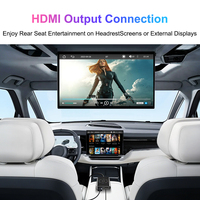 Boîtier Android Carplay sans fil Rhythm 4G 32G double 5G Wifi BT sortie vidéo USB lecteur multimédia