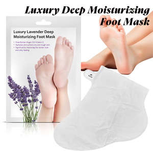 Masque hydratant pour les <span class=keywords><strong>pieds</strong></span> secs et gercés, chaussettes réparatrices et hydratantes au beurre de karité, masque pour les <span class=keywords><strong>pieds</strong></span> pour femmes et hommes, soin des <span class=keywords><strong>pieds</strong></span> - Product Image 1