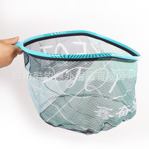 Tête de épuisette en fibre de carbone Kdhru, pliable intégrée, filet de pêche 3540mm, accessoire de pêche à la mouche rond et irrégulier, pour sac de transport - Product Image 3