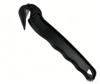 Cutter de sécurité à lame cachée, couteau utilitaire en plastique, poignée ergonomique antidérapante, ouvre-emballage pour bureau, entrepôt et usage domestique
