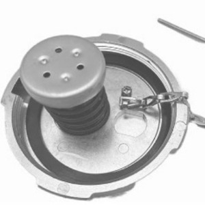 Tapa del Tanque de Combustible Diésel Freightliner Mack 600180 25195379 Para Vehículos Con Cadena Mantén Limpio - Product Image 3