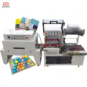 Otomatis A4 Kertas Menyusut Pembungkus Bath Bomb Shrink Wrap Machine dan Heat Tunnel